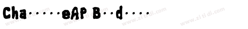 CharlotteAP Bold字体转换
